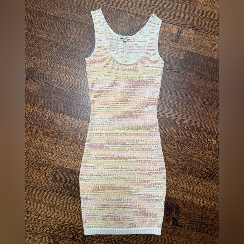 Ronny Kobo Multicolor Knit Sleeveless Dress
